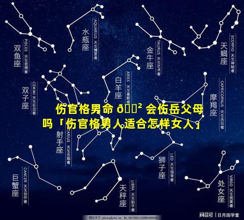 伤官格男命 🌲 会伤岳父母吗「伤官格男人适合怎样女人」